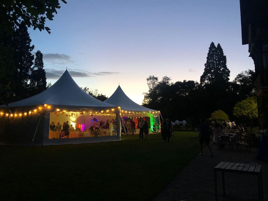 Pagoda Marquee setup