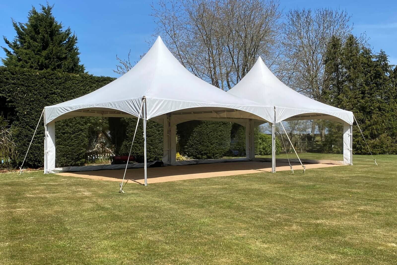 Marquee in the sun