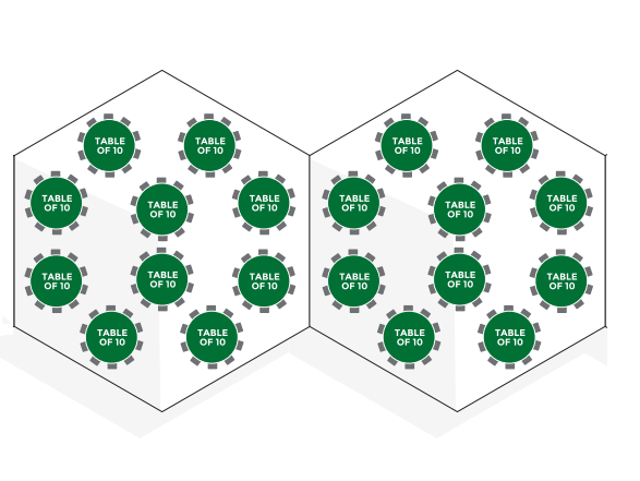 Double HEX seated only